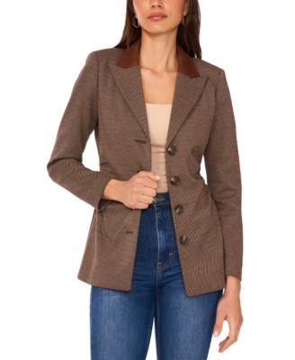 Women's Long Sleeve Button-Down Jacket