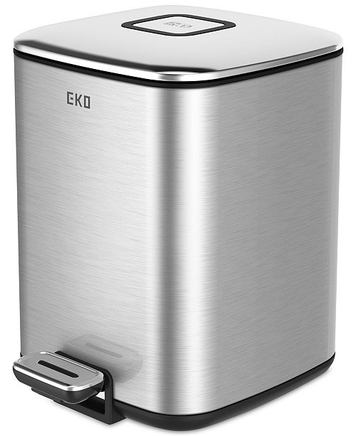 Household Essentials EKO 6L Square Trash Can Cleaning & Organization