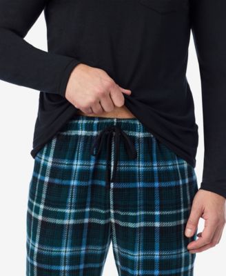 Men's Cabin Fleece Long Sleeve Pajama Set