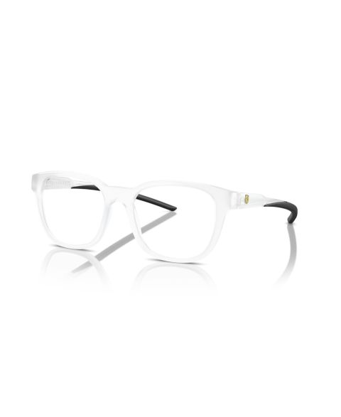 Мужские очки Scuderia Ferrari Man Square Plastic FZ8006 Eyeglasses, цвет: Прозрачный серый