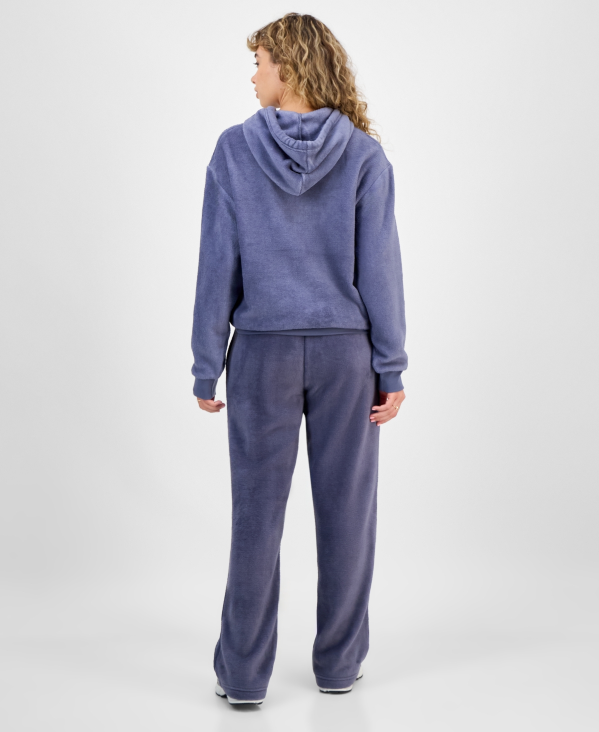 Disney Hybrid Apparel Juniors Stitch Graphic Sweatshirt Sweatpants In Blue