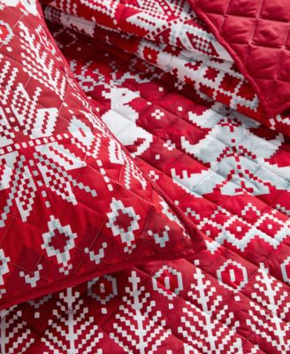 Fair Isle 4-Pc. Quilt Bag Set, Full/Queen, Exclusively for Macy's