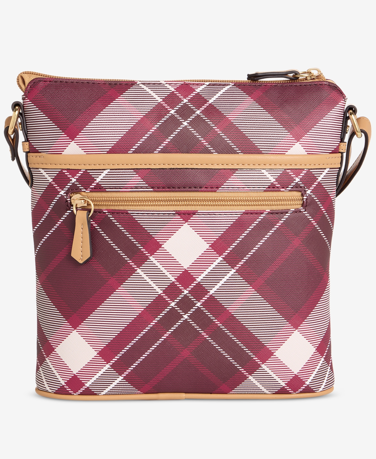 Giani Bernini Plaid North South Crossbody Bag, Macy's Exclusive