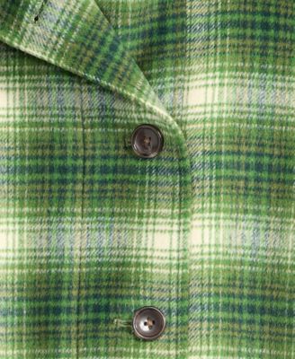 Women's Plaid Oversized Coat, Macy's Exclusive