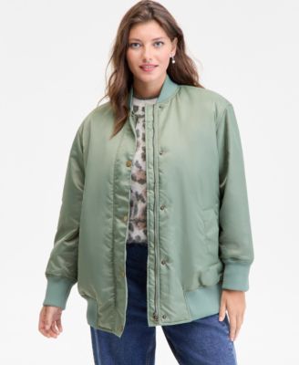 On 34th - Women's Oversized Bomber Jacket