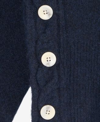 Women's Side-Button Crewneck Sweater, Macy's Exclusive