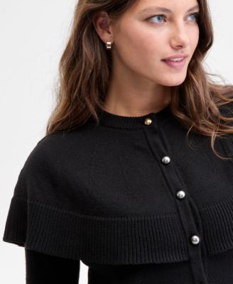 Women's Cape-Overlay Cardigan, Macy's Exclusive