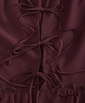 Women's Tie-Front Peplum Tank, Macy's Exclusive