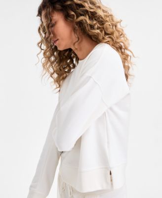 Women's Fleece Crewneck Sweatshirt, Macy's Exclusive