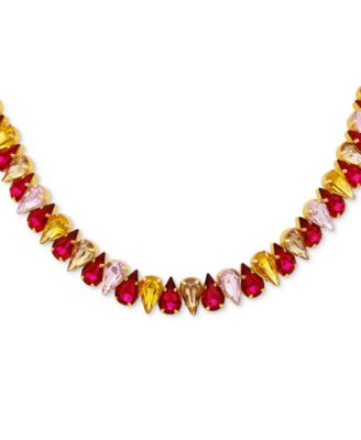 Faceted Crystal Collar Necklace
