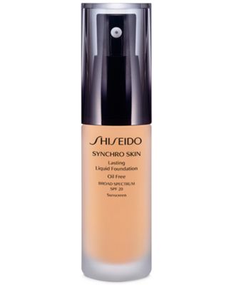 Shiseido - Synchro Skin Lasting Liquid Foundation, 1.1 oz.
