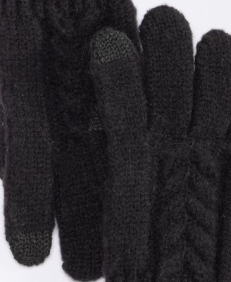 Women's Cable Knit Gloves, Macy's Exclusive 