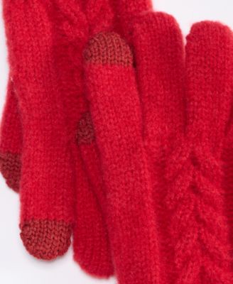 Women's Cable Knit Gloves, Macy's Exclusive 