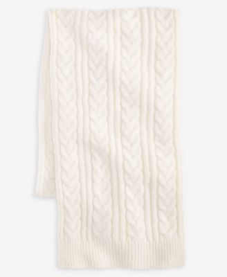 Women's Solid Cable Knit Scarf, Macy's Exclusive 