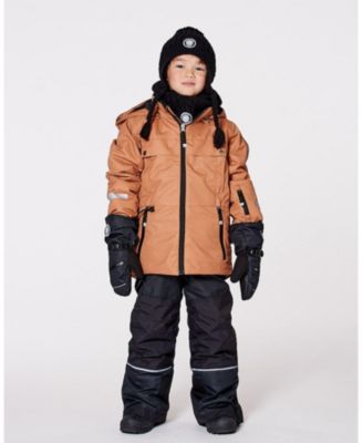 Boy Two-Piece Teknik Snowsuit Brown and Black - Toddler|Child