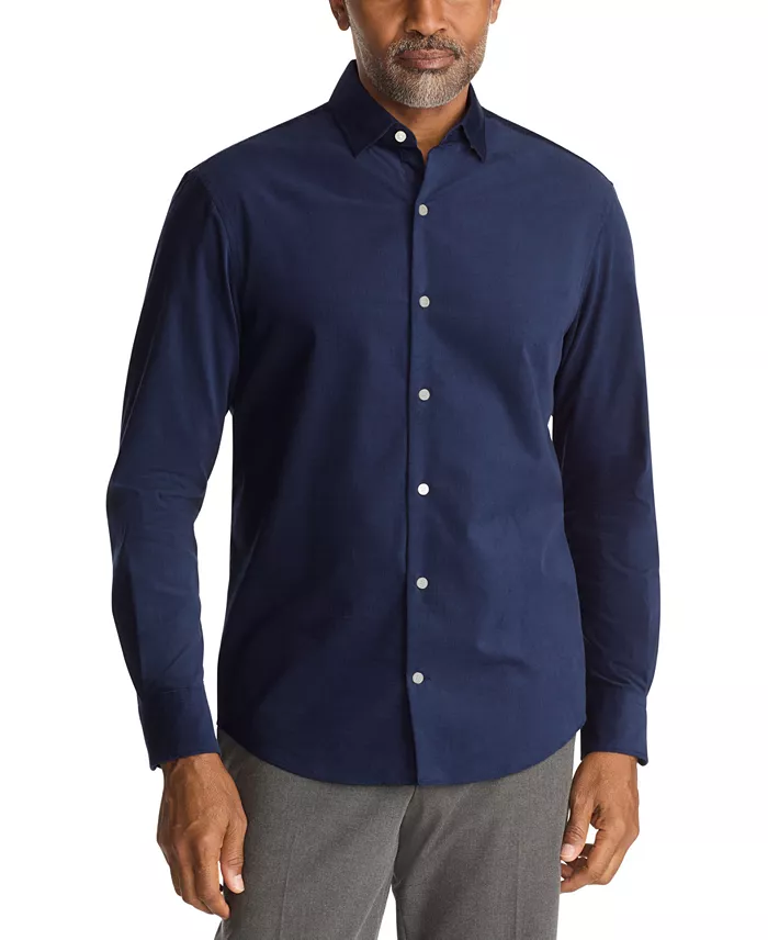 Men's Regular Fit Corduroy Dress Shirt