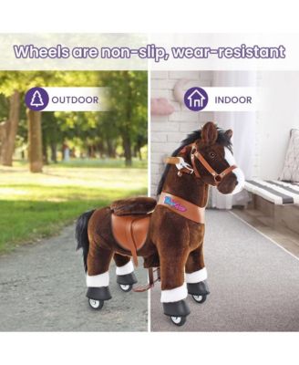 Ride-on Horse Chocolate Model U Size 4 for 4-7 Years