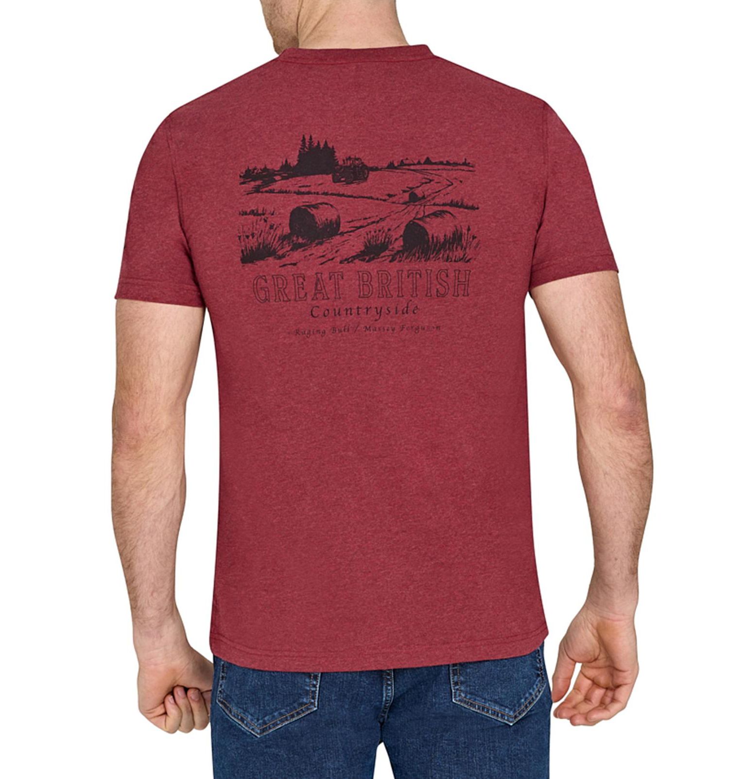 Men's MF Field Back Print T-Shirt