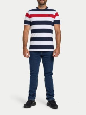 Men's Contrast Chest Stripe T-Shirt