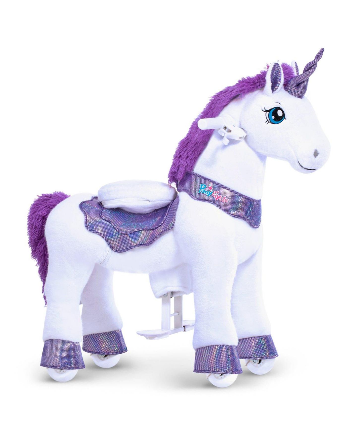 Детская игрушка PonyCycle Model E Ride-On Unicorn Toy, Ages 4-7, цвет: Фиолетовый — фото 1
