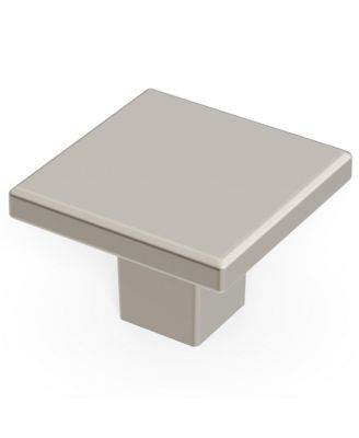 Satin Nickel Square Cabinet Knob 10-Pack