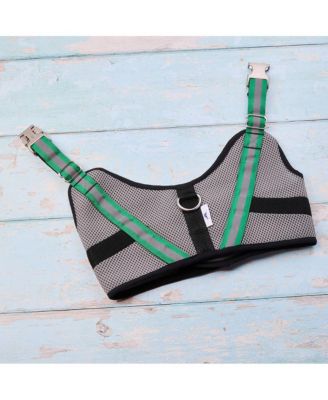 Pet Raincoat & Apparel Harness - Yellow, S