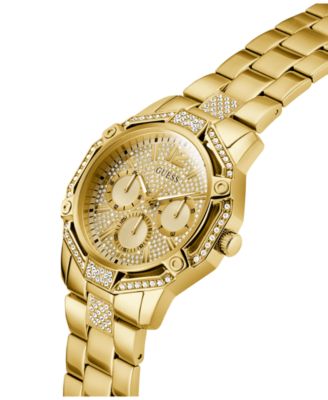 Men's Gold Tone Multi-function Watch, 46mm