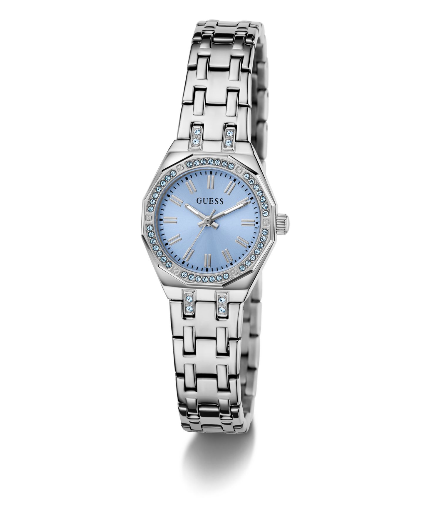 Женские часы GUESS Silver Tone Analog Watch, 25mm — фото 5