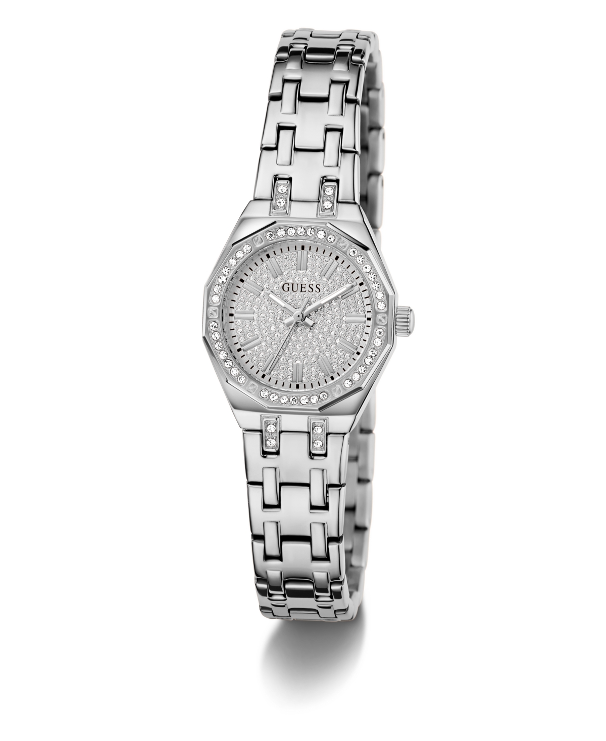 Guess Women's Silver Tone Analog Watch, 25mm