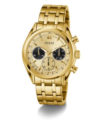 Men's Gold Tone Multi-function Watch, 44mm