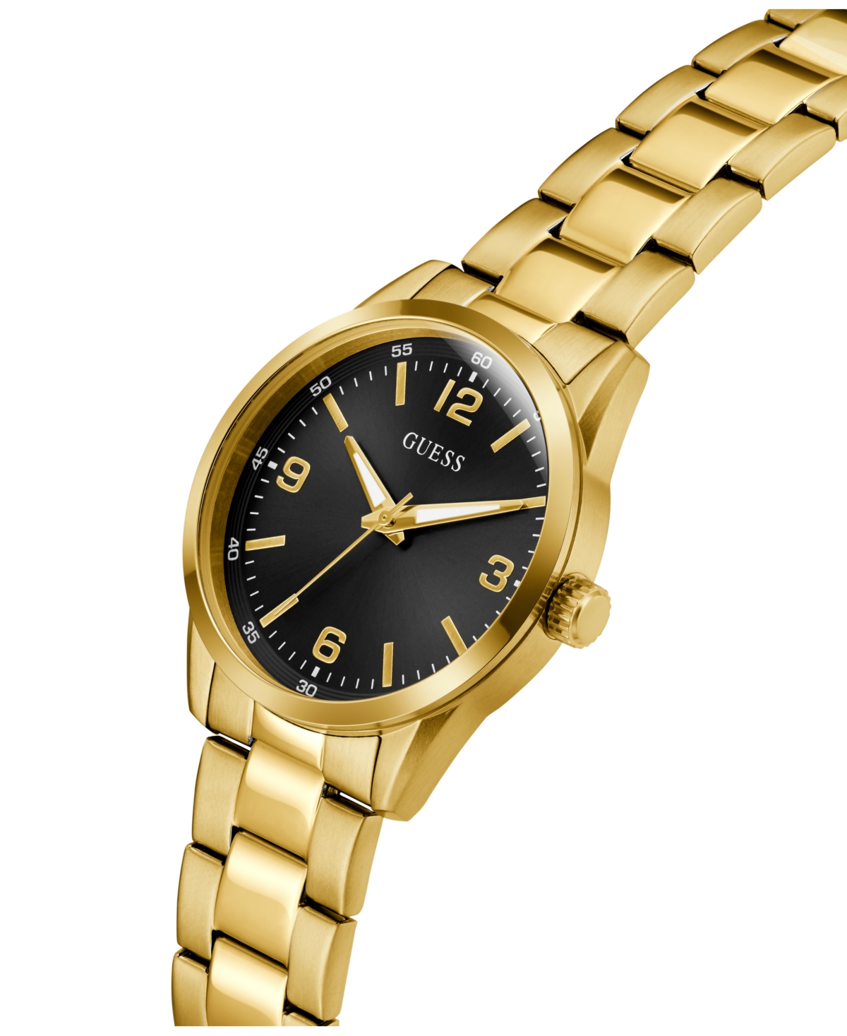 Guess Men's Gold Tone Analog Watch, 40mm In Gold