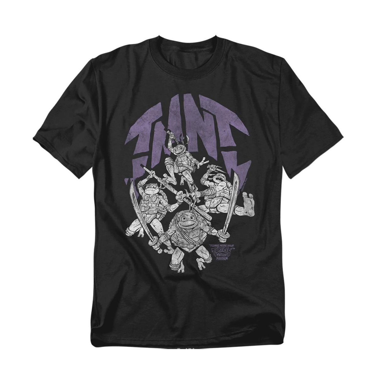 Men's Tmnt Mutant Mayhem World Tour T-Shirt - Black