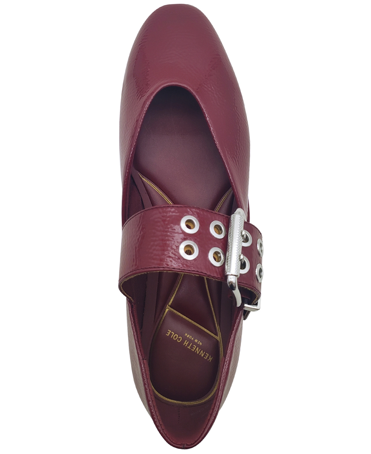 Kenneth Cole New York Women's Marcella Mary Jane Ballet Flats In Burgundy