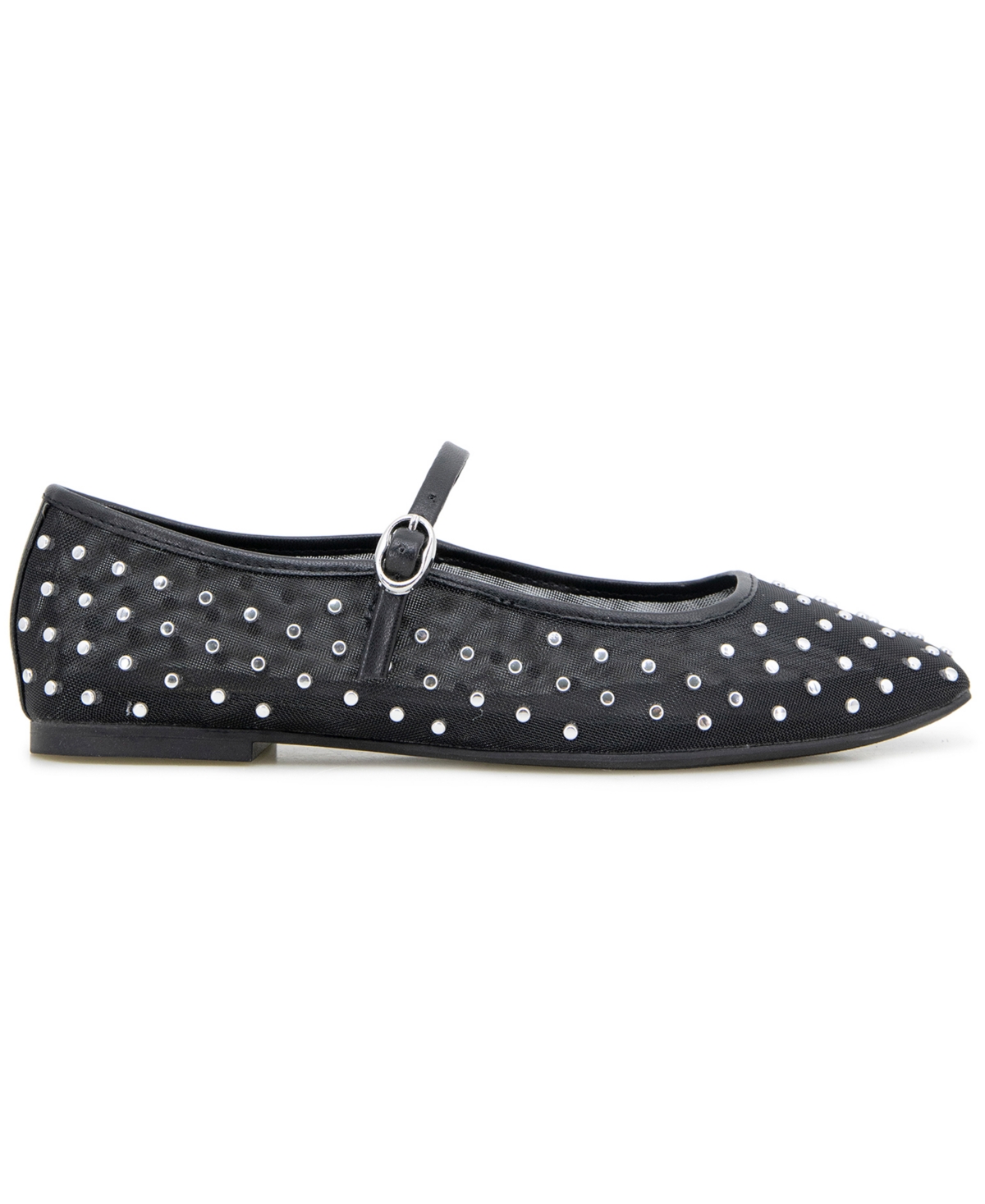 Kenneth Cole New York Women's Jasper Mesh Mary Jane Ballet Flats In Black