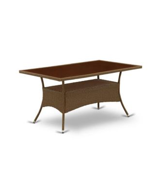 Wicker Patio Set Brow