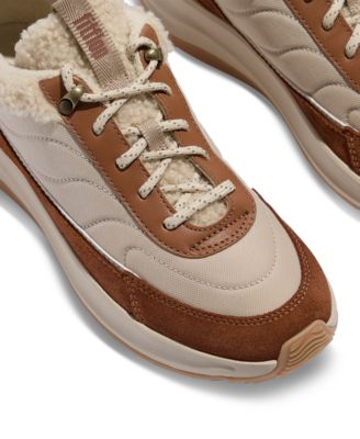 Women's F-Mode Flow Shearling-Mix Sneakers 