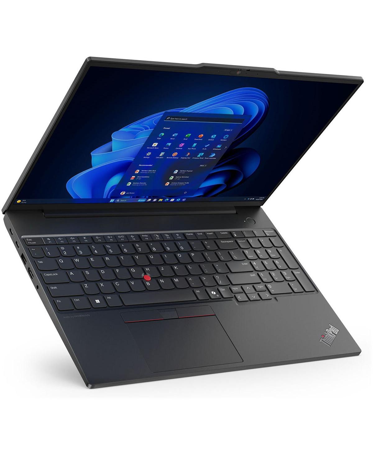 Lenovo ThinkPad E16 Gen 2 16" Wuxga Laptop, Intel Core Ultra 5 125U 1.3GHz, 16GB Ram, 256GB Ssd, Windows 11 Pro, Black