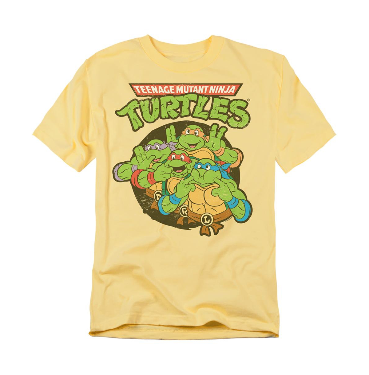 Men's Teenage Mutant Ninja Turtlessilly Turtles T-Shirt - Banana