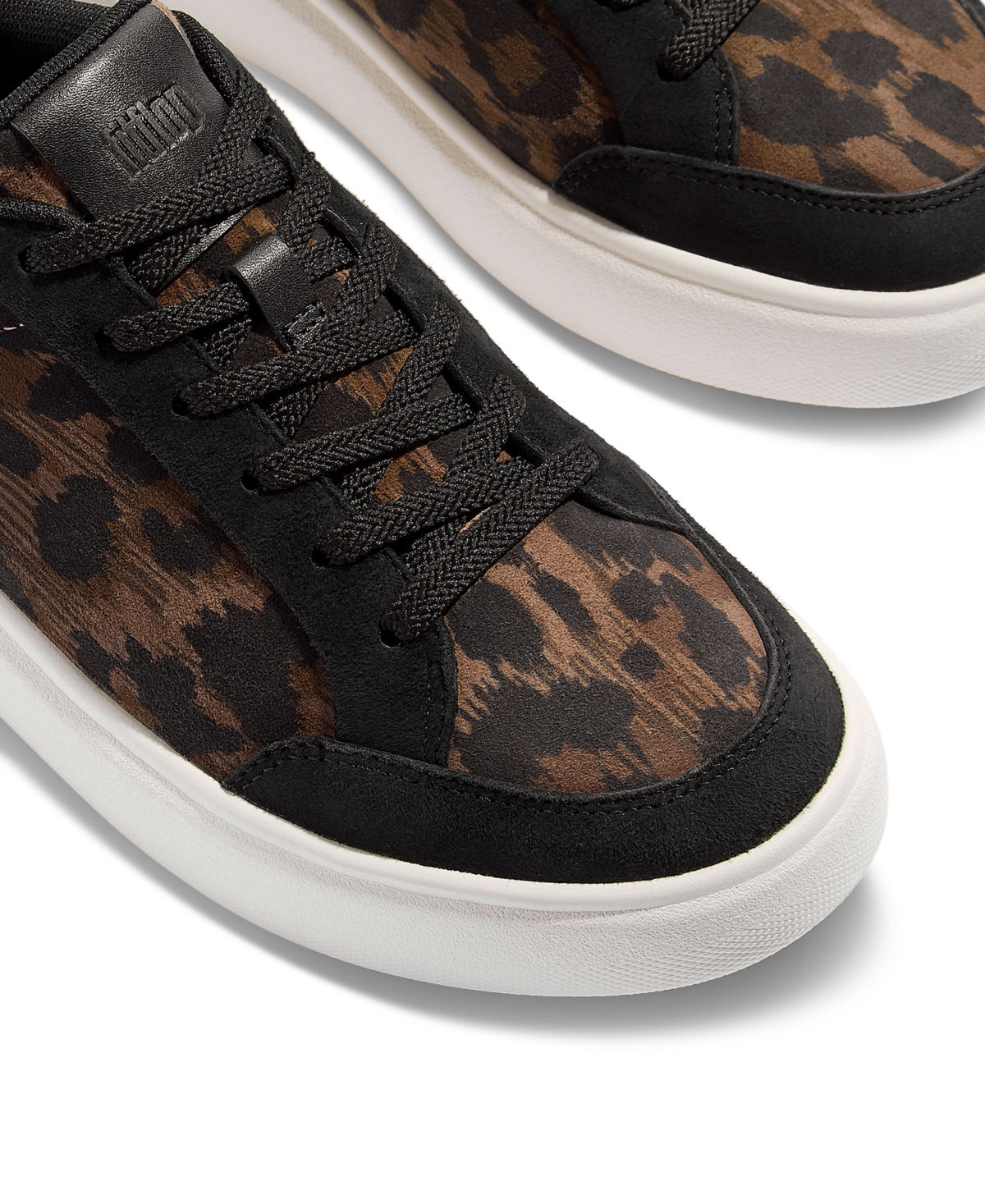 Fitflop Women's Rtg Leopard Suede Sneakers In Brown