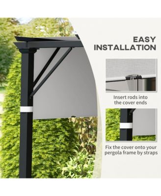 2 PCS Pergola Shade Cover, Pergola Canopy for 10 x 12ft Pergola