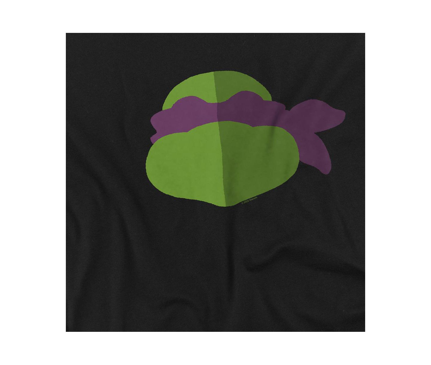 Мужская футболка Teenage Mutant Ninja Turtles Tmnt Donnie Face, цвет: Чёрный — фото 2