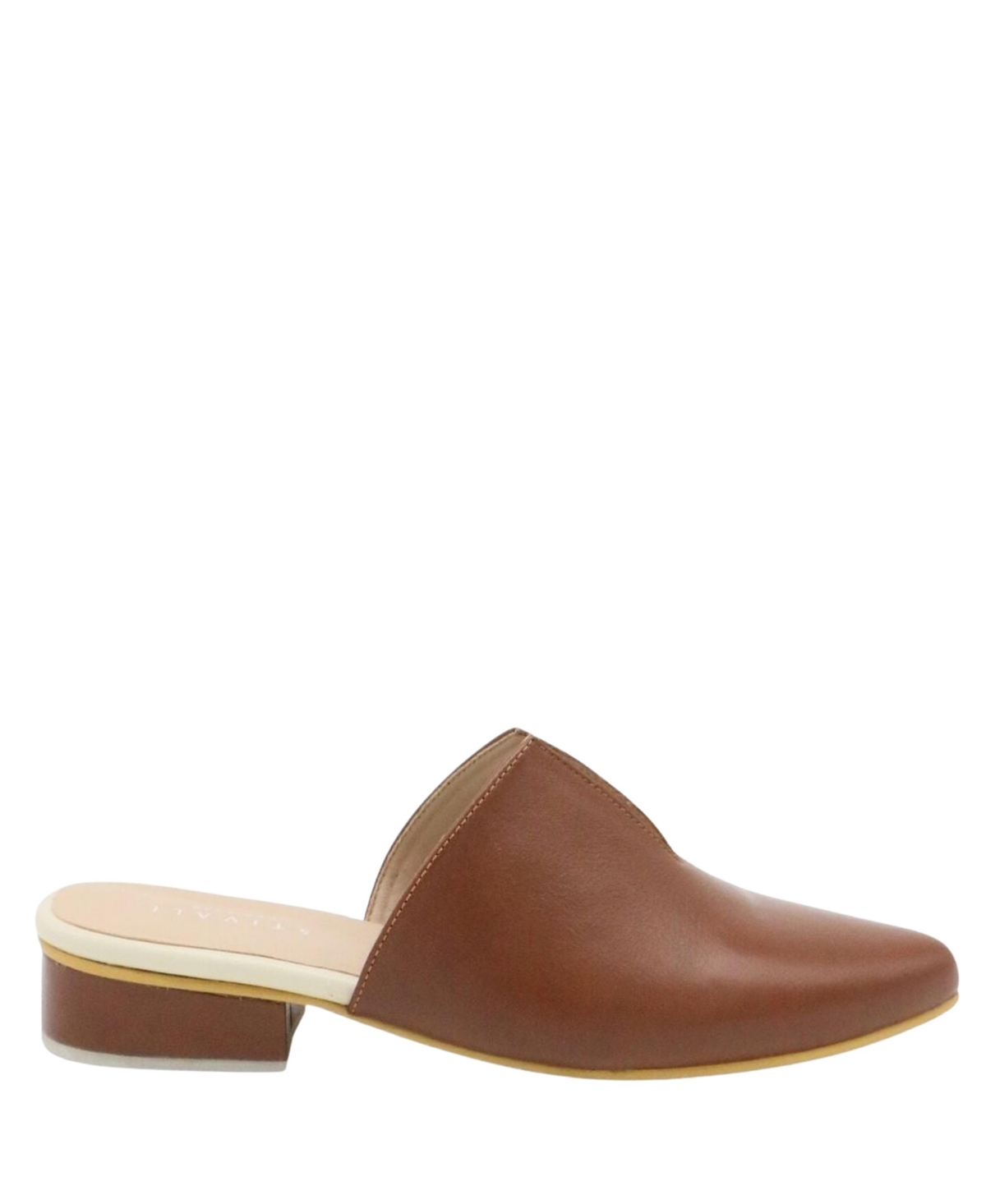 Women's Pijao Leather Mules - Tan