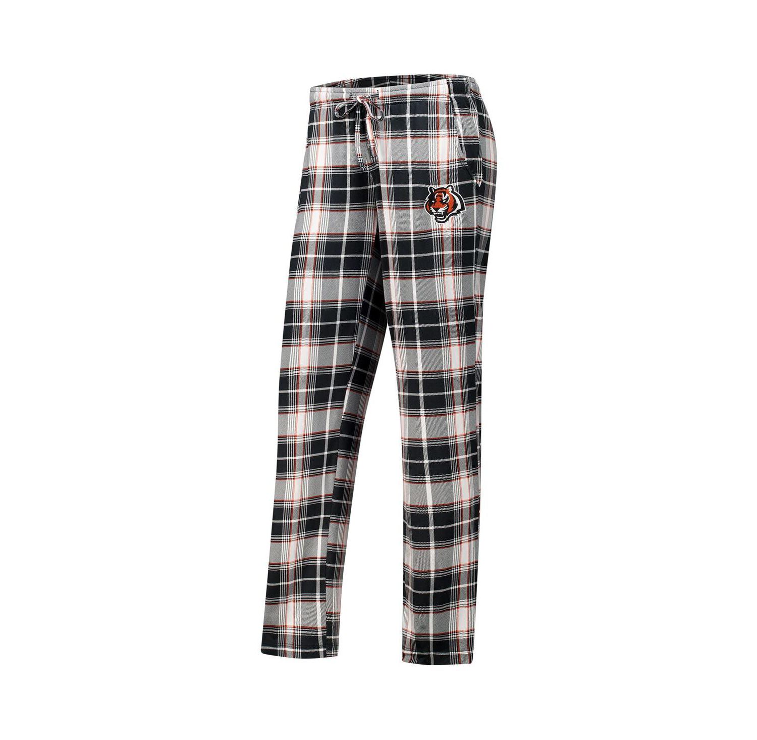 Women's Black Cincinnati Bengals Ashford Plaid Knit Pants
