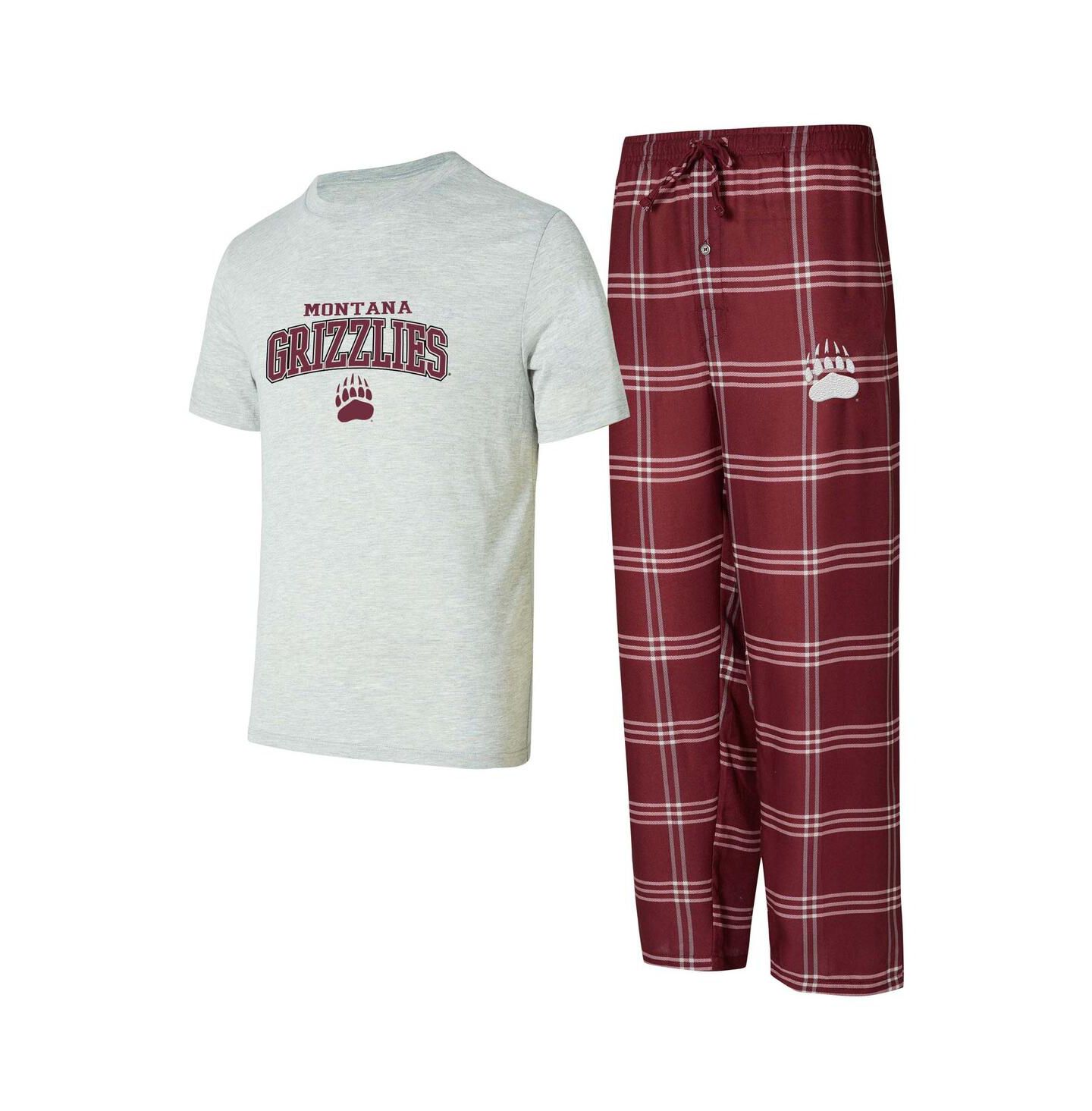 Мужской комплект для сна Concepts Sport Montana Grizzlies: пижамы и брюки — фото 1