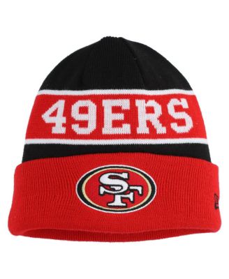 New Era - Big Boys and Girls Scarlet San Francisco 49ers Active Reversible Cuffed Knit Hat