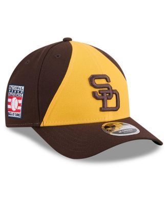 New Era - Men's Brown/Gold San Diego Padres Baseball Hall of Fame 9FORTY M-Crown Adjustable Hat