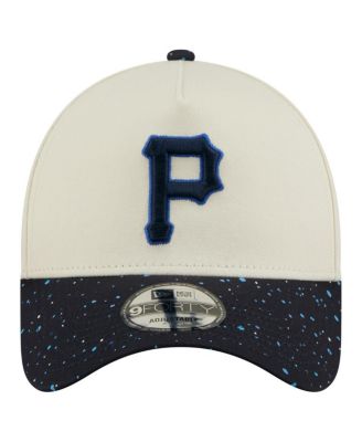 Men's Cream Pittsburgh Pirates Speckle A-Frame 9FORTY Adjustable Hat