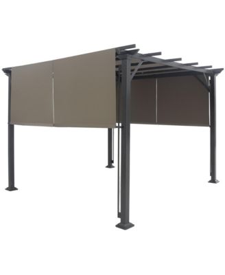 2PCS 16x4 Ft Universal Replacement Canopy for Pergola Structure Sun Awning