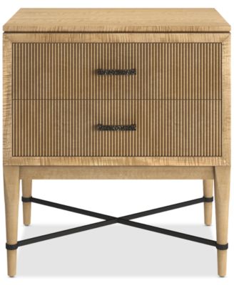 Loft 24" Wood 2-Drawer Nightstand