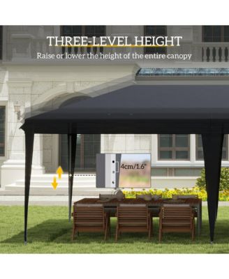 Extra Large 10' x 19' Pop Up Canopy with Carry Bag,